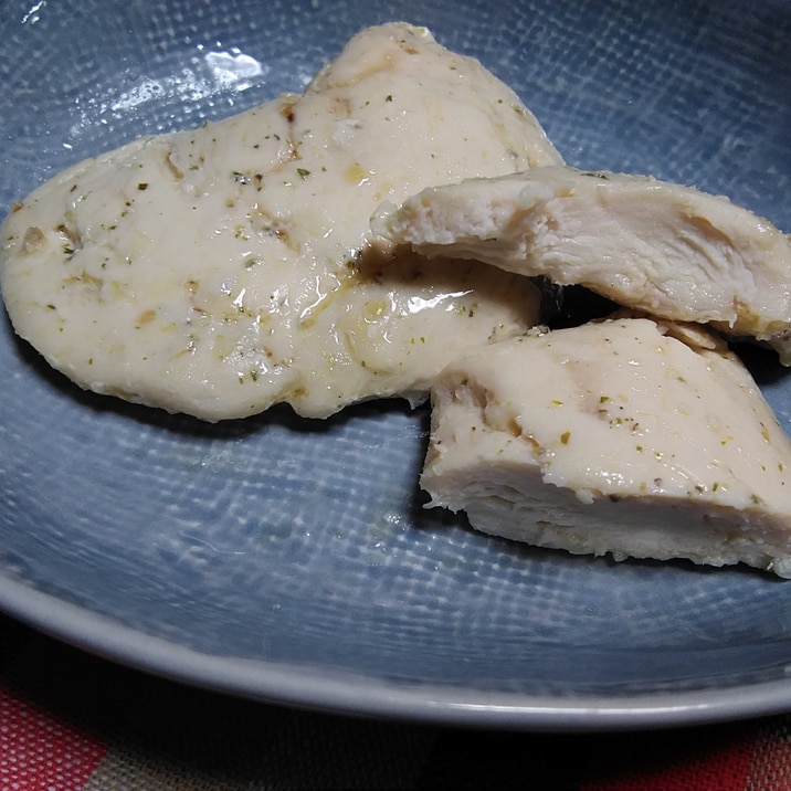 サラダチキン オリーブオイル漬け 炊飯器使用 レシピ 作り方 By Minimoza 楽天レシピ